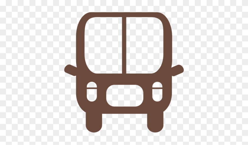 Bus Flat Icon Silhouette Transparent Png - Symbol #1168329