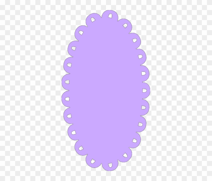 I Like My Images To Be Smooth, So I Took My Scalloped - Scalloped Oval Png #1168345