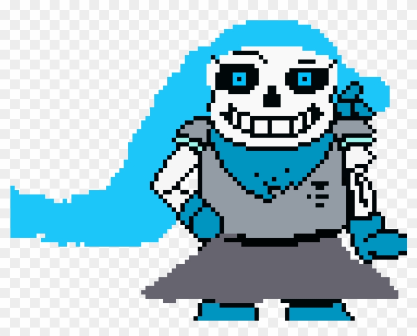 Pixel Art Undertale Sans Head , Png Download - Sans Undertale Pixel Art,  Transparent Png , Transparent Png Image