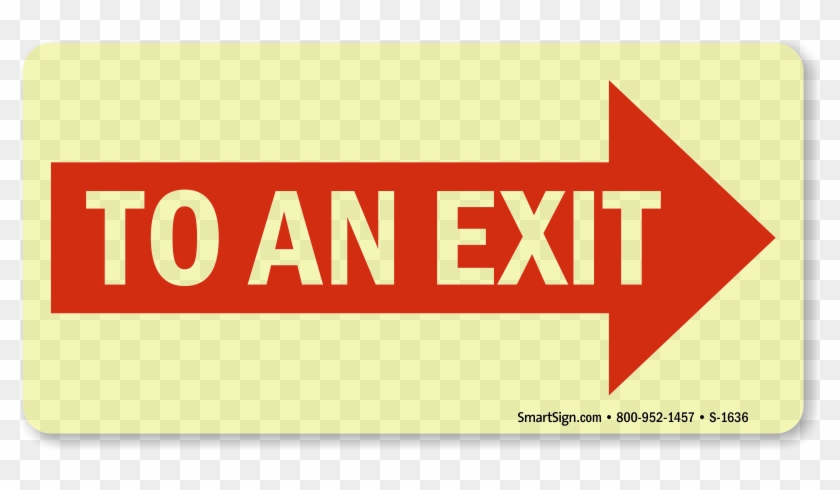 To An Exit - Exit Signs #1168426