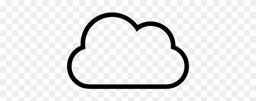 Cloud Stroke Vector - Nube Internet Icono #1168479