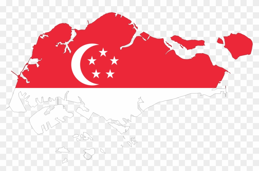 Big Image - Singapore Map Vector #1168483