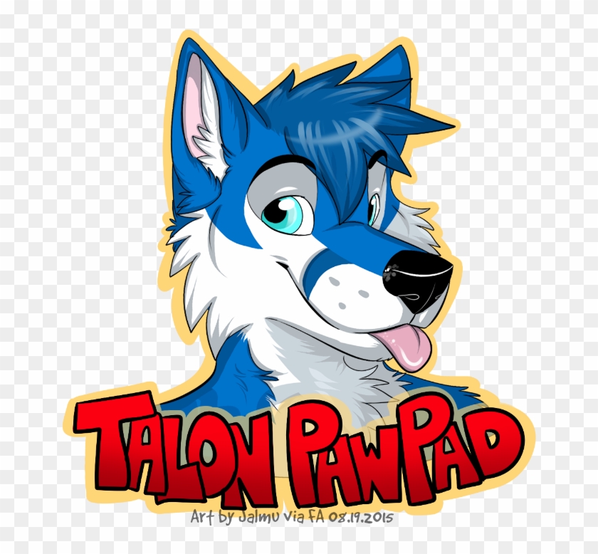 Talon Pawpad Badge - Cartoon #1168577