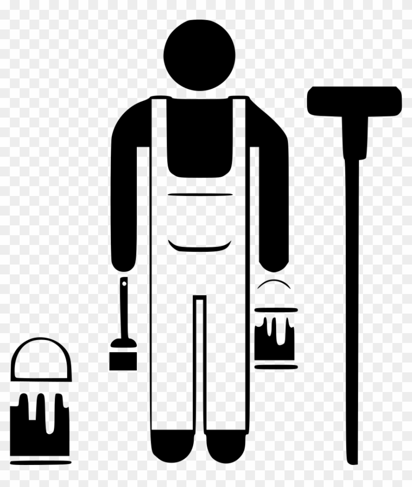 Person Worker Profession Work Job Svg Png Icon Free - Painting #1168650