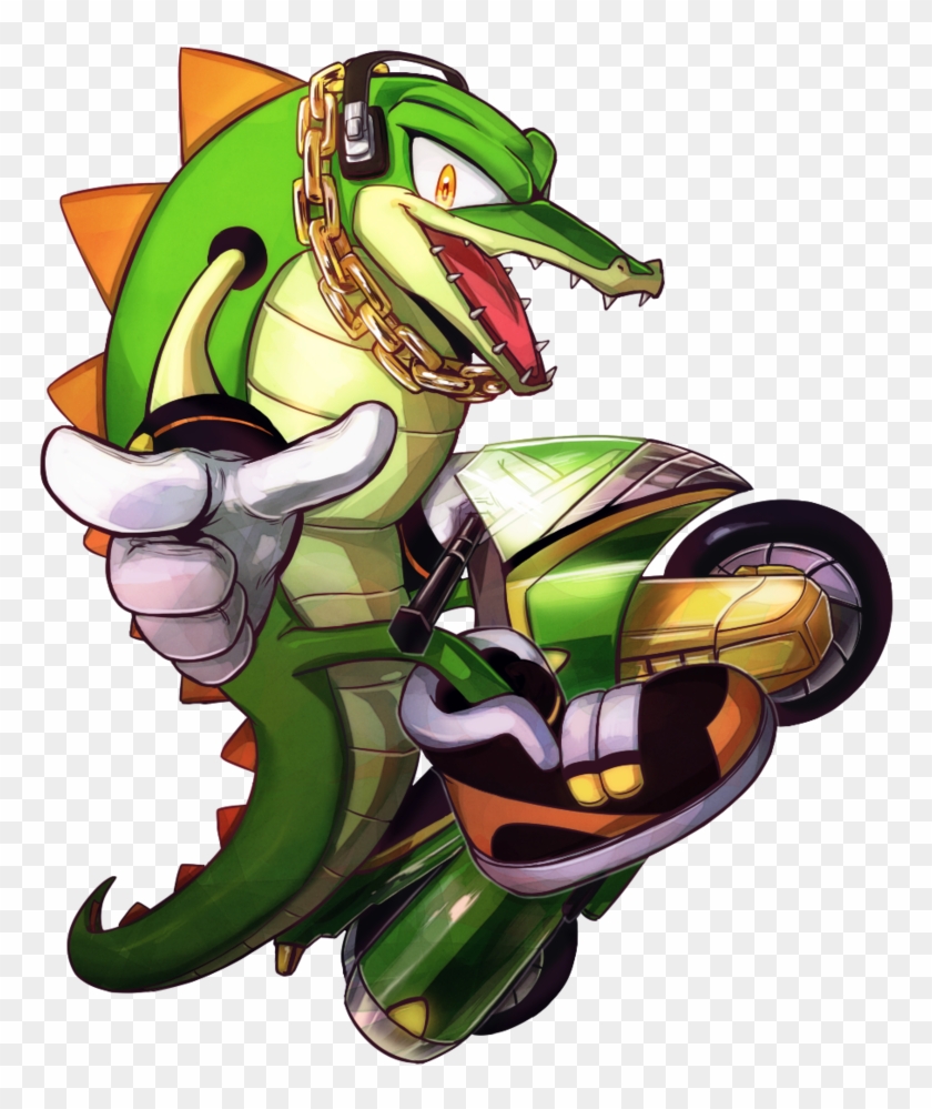 Sonic Riders Sonic Heroes Knuckles' Chaotix Sonic Free - Vector The Crocodile X Reader #1168709