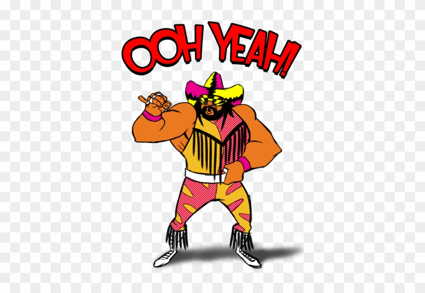 Randy Savage Vector Png Images - Wwe Macho Man Cartoons #1168792