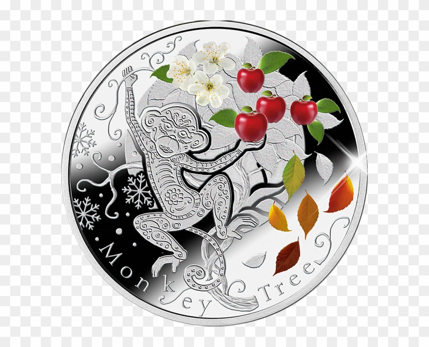 Niue 2016 1$ Monkey Tree Lunar Calendar Proof Silver - Silver #1168874