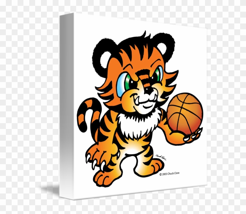 Tiger With A Basketball #1169051