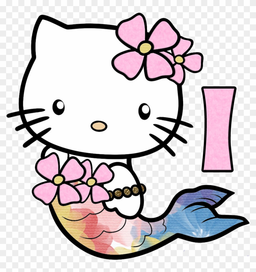 More Information - Hello Kitty Mermaid Coloring Pages - Free Transparent PN...