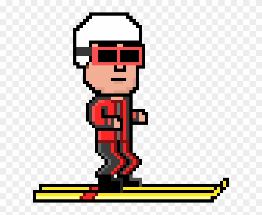 Skier A No Poles - Speed Skating #1169139