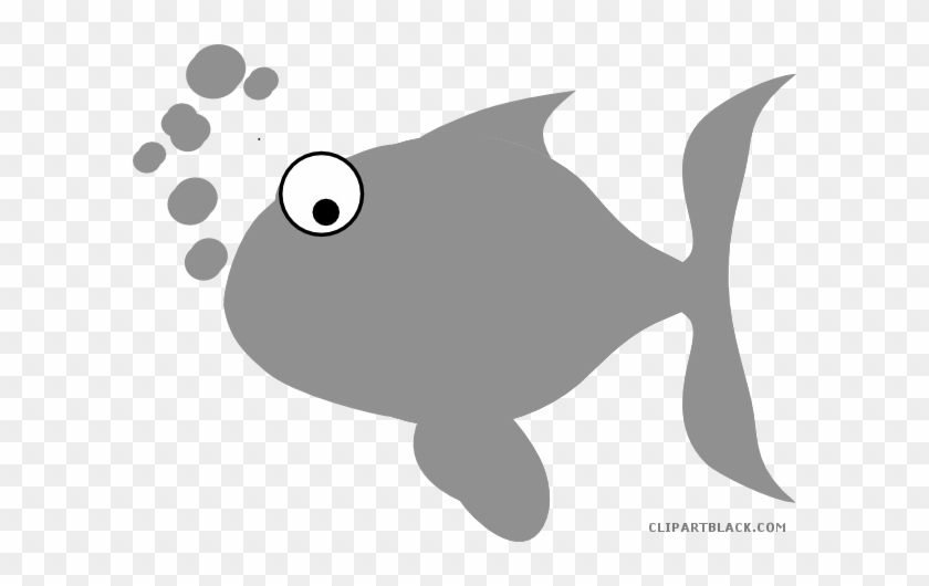 Amazing Fish Animal Free Black White Clipart Images - Fish Clip Art #1169160