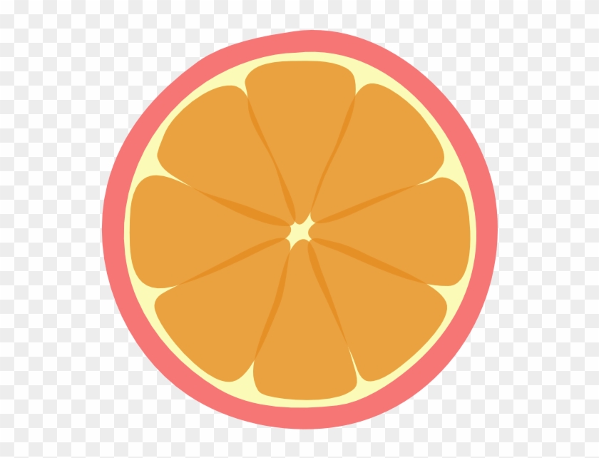 Pink Tangerine Brighter Orange Clip Art - Sections Clipart #1169274