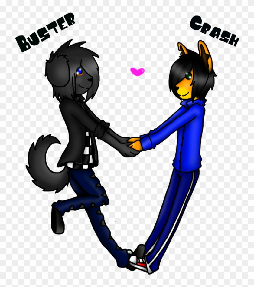Buster X Crash By Nekomellow - Cartoon #1169314