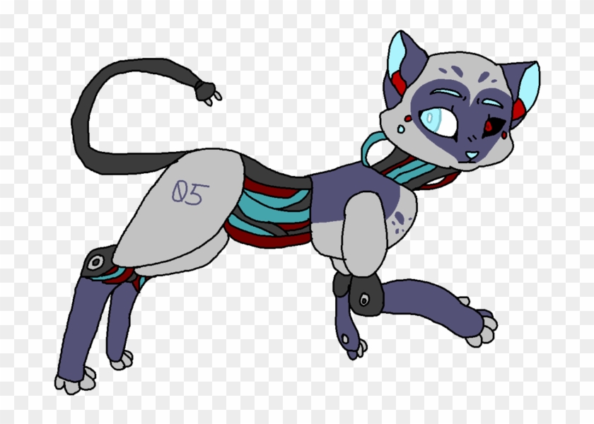 Robot Kitty By Nuka-c0la - Cartoon #1169363