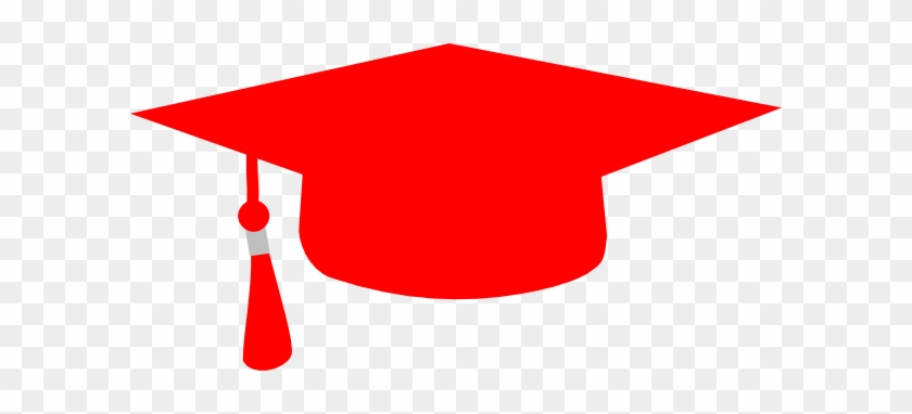 Red Graduation Cap Clipart #1169496
