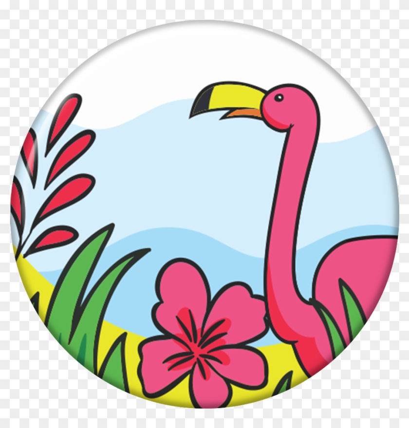 Pop Selfie Desenho Flamingo - Clip Art #1169561