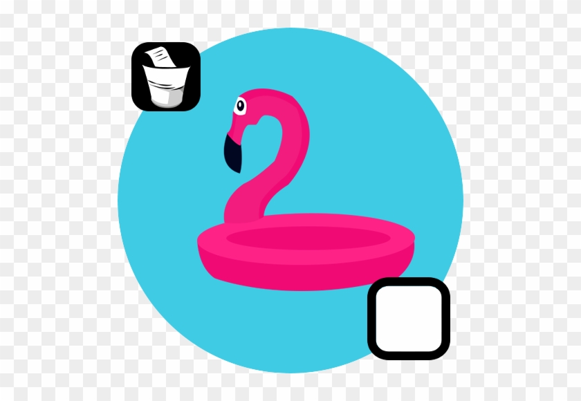 Bucketlist Pop Flamingos In The Pool - Flamingo #1169564