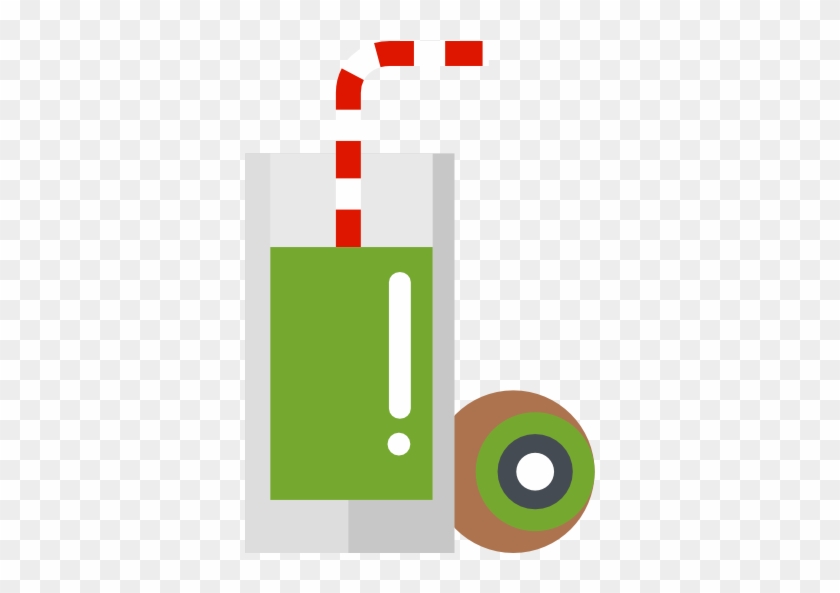 Kiwi Juice Free Icon - Green Juice Icon Png #1169633