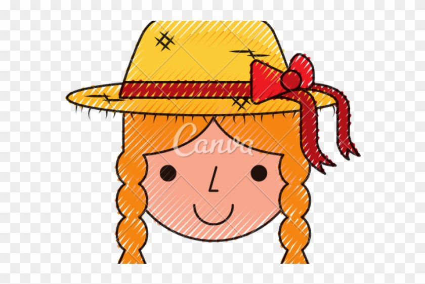 Cowboy Hat Clipart Chinese Farmer - Clip Art #1169653