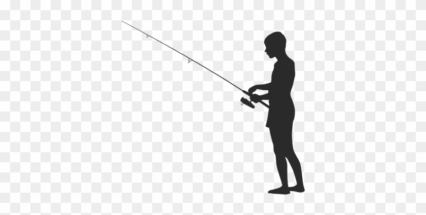 Fishing Rods Fisherman Fish Hook Clip Art - Fishing Silhouette Png #1169879