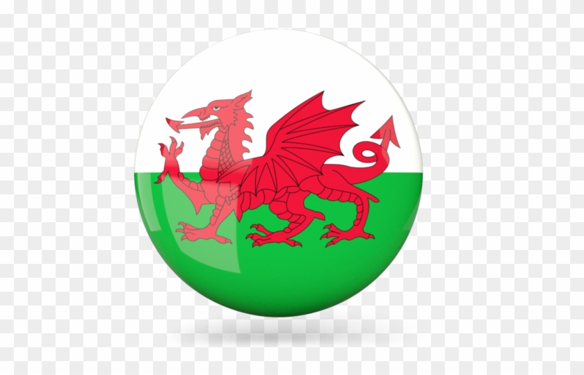 Illustration Of Flag Of Wales - Welsh Flag Circle #1170162