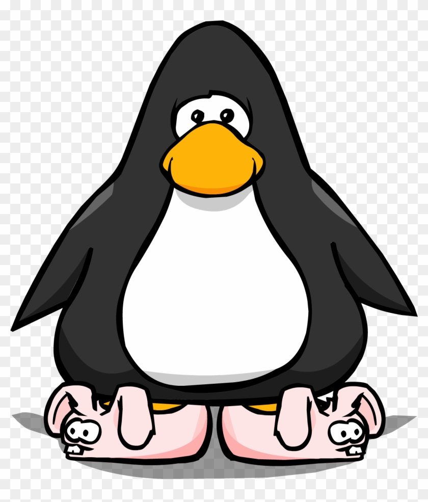 Bunny Slippers From A Player Card - Club Penguin Vampire Fangs #1170175