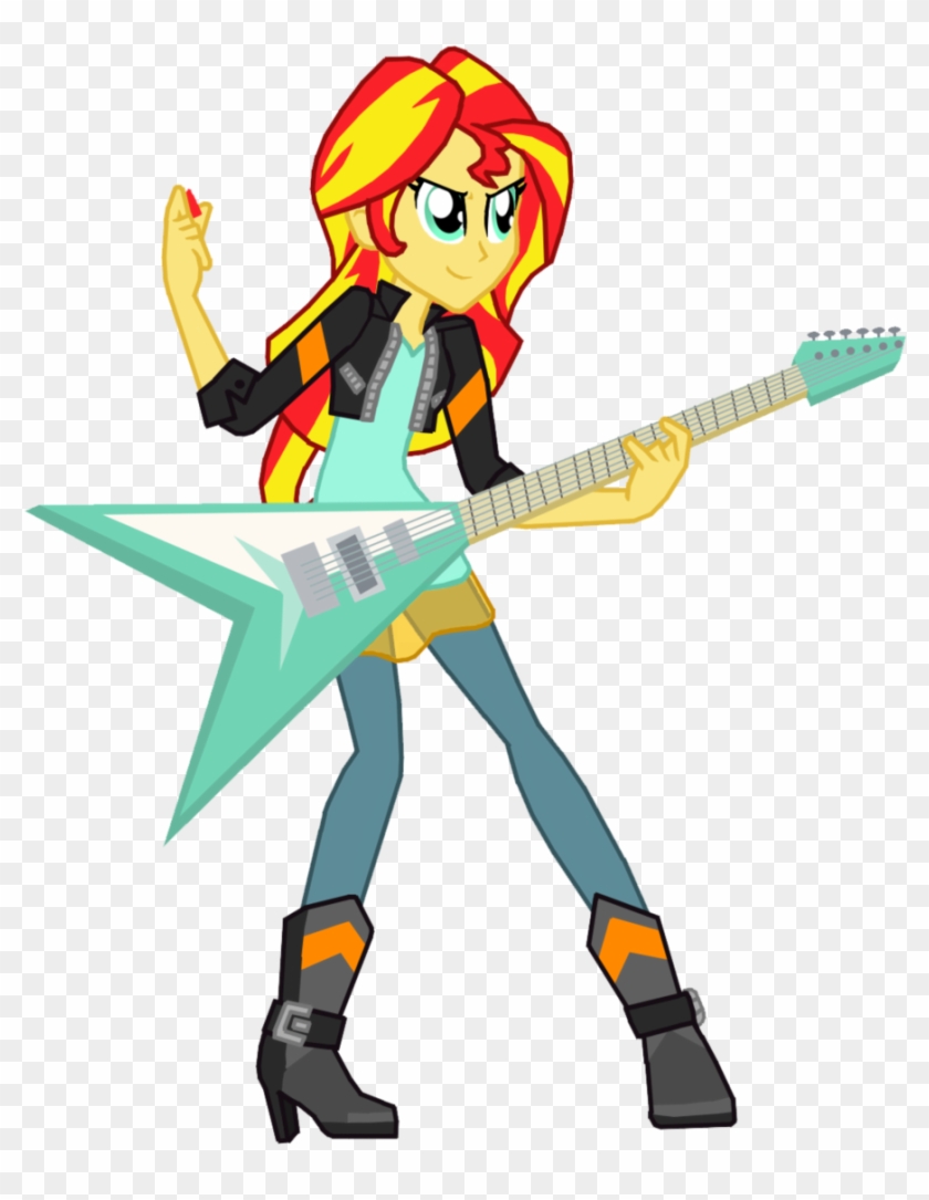 Ferrokiva, Equestria Girls, Guitar, My Past Is Not - Cartoon #1170205