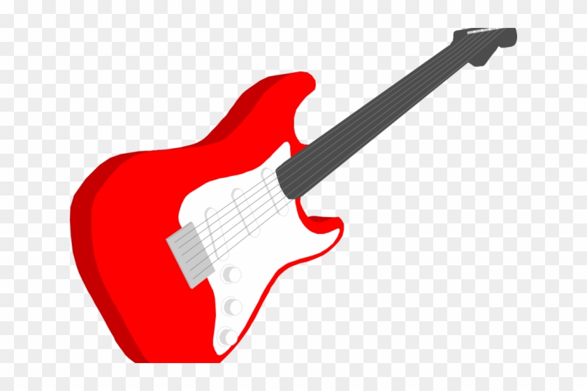 Guitar Clipart File - Red Guitar Clipart #1170225