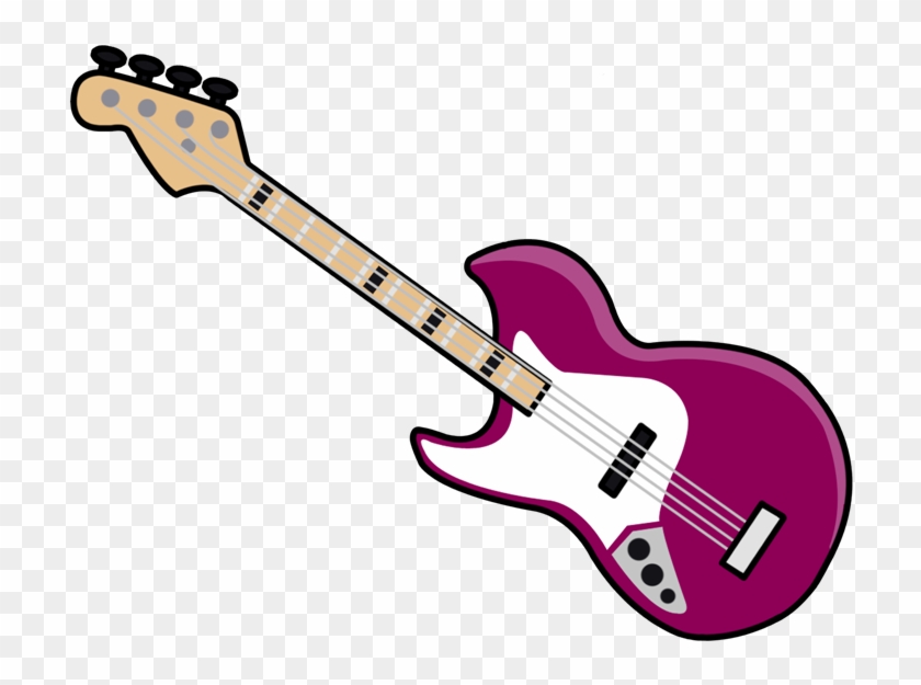 Electric Guitar Clip Art - Bass Guitar #1170232