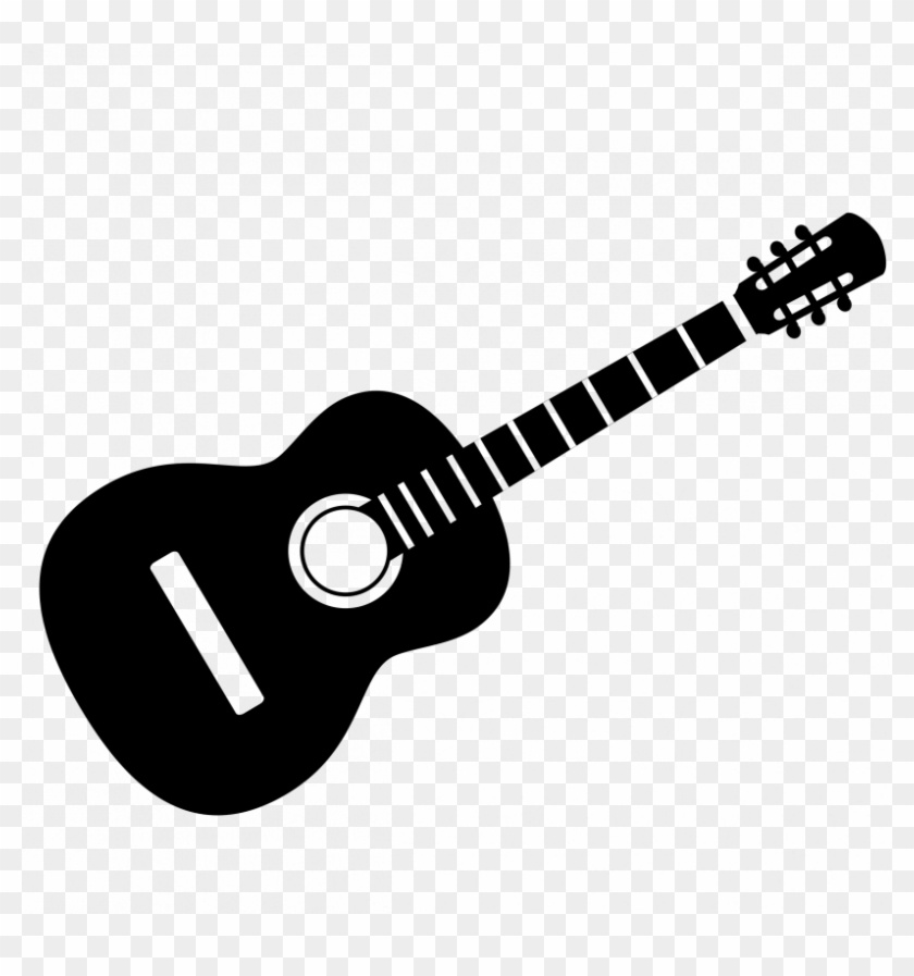 Guitar Clipart Black And White #1170259