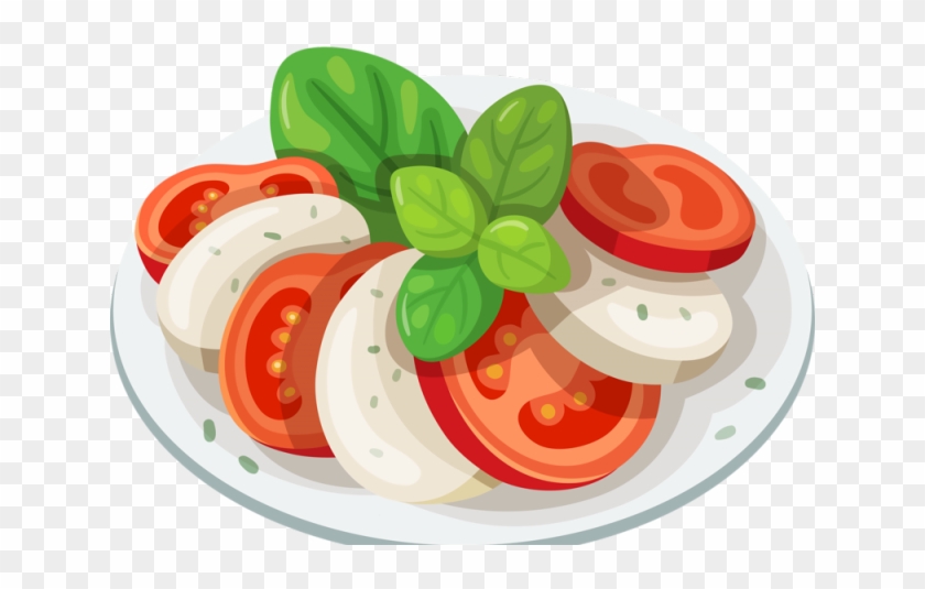 Miniature Clipart Sliced Tomato - Illustration Repas #1170322