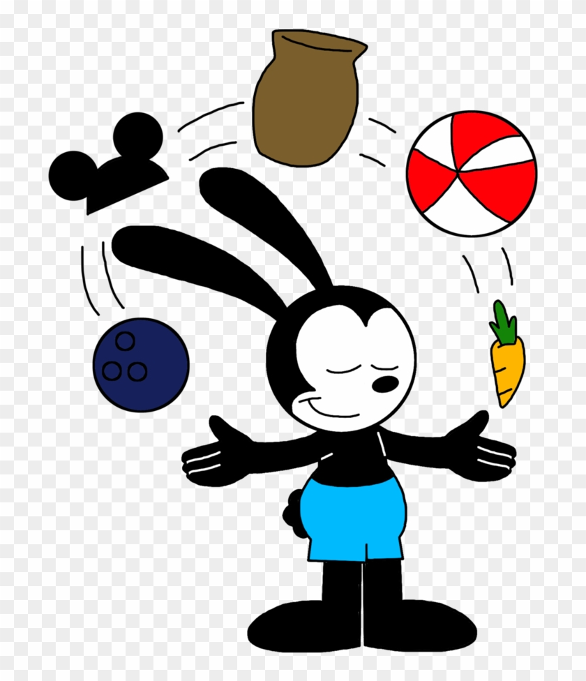 Oswald Juggling Objects By Marcospower1996 - Oswald The Lucky Rabbit #1170373
