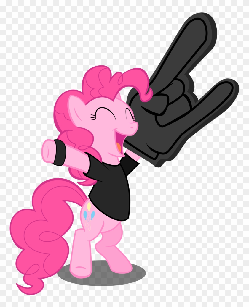 Stainless33, Bipedal, Clothes, Foam Finger, Heavy Metal, - My Little Pony: Friendship Is Magic #1170497