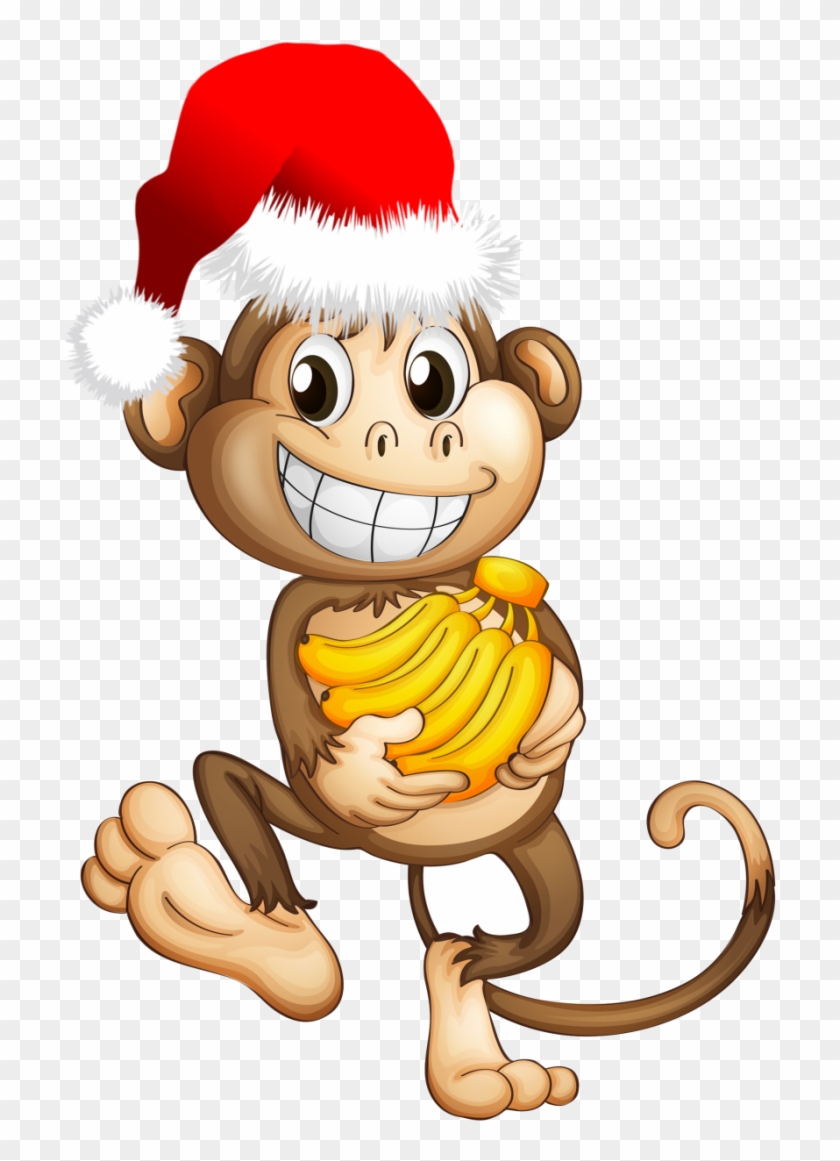 Cartoon Royalty-free Monkey Clip Art - Cartoon Monkey Swinging On A Vine #1170559