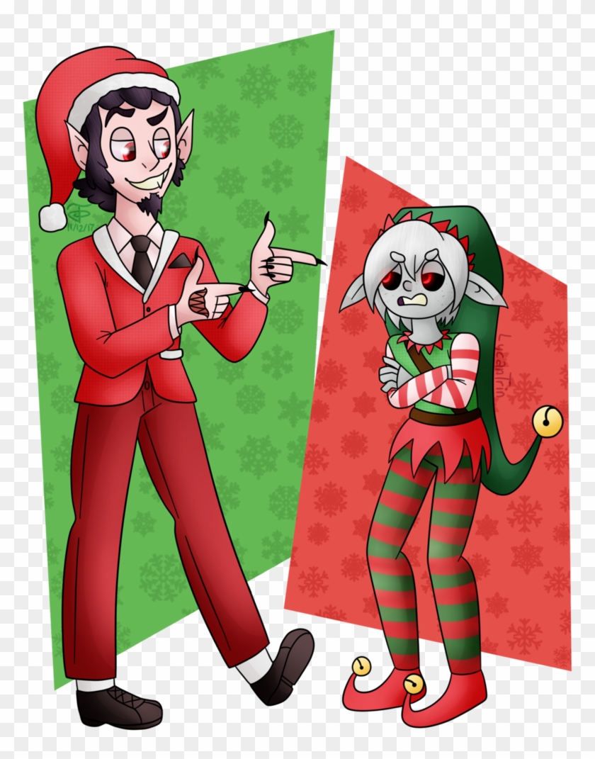 Santa's Little Monkey Butler By Lycantrin - Cartoon #1170570