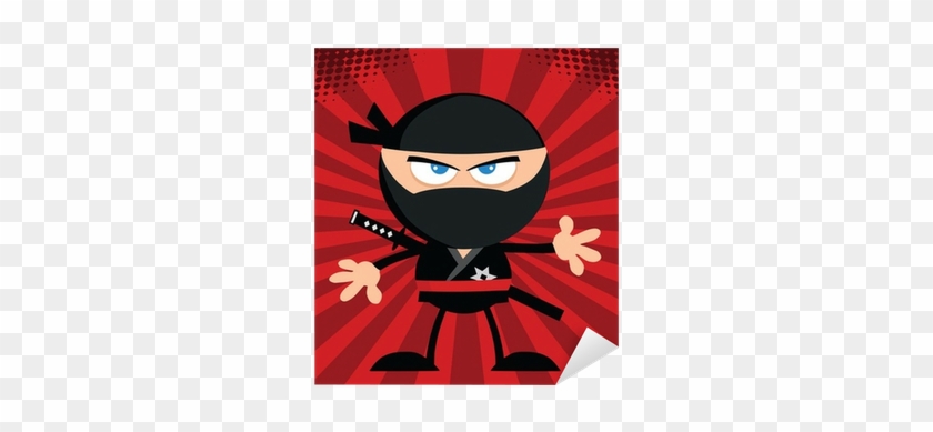 Angry Ninja Warrior Character - Zazzle Cartoon Ninja Warrior Bandana, Adult Unisex, #1170589