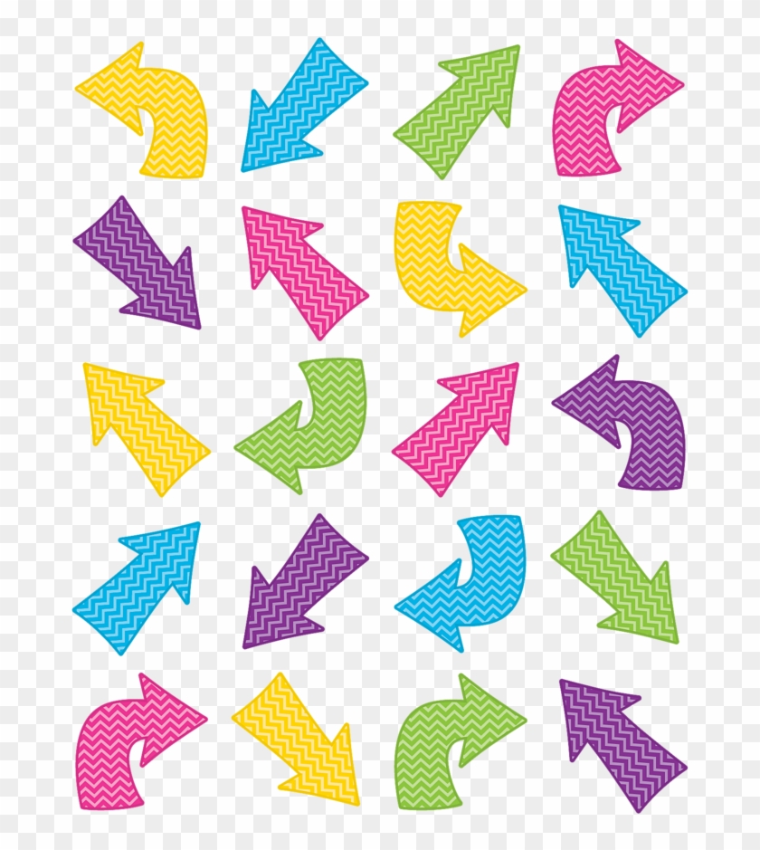 Tcr5797 Chevron Arrows Stickers Image - Teacher Created Resources Chevron Arrows Stickers Assorted #1170662