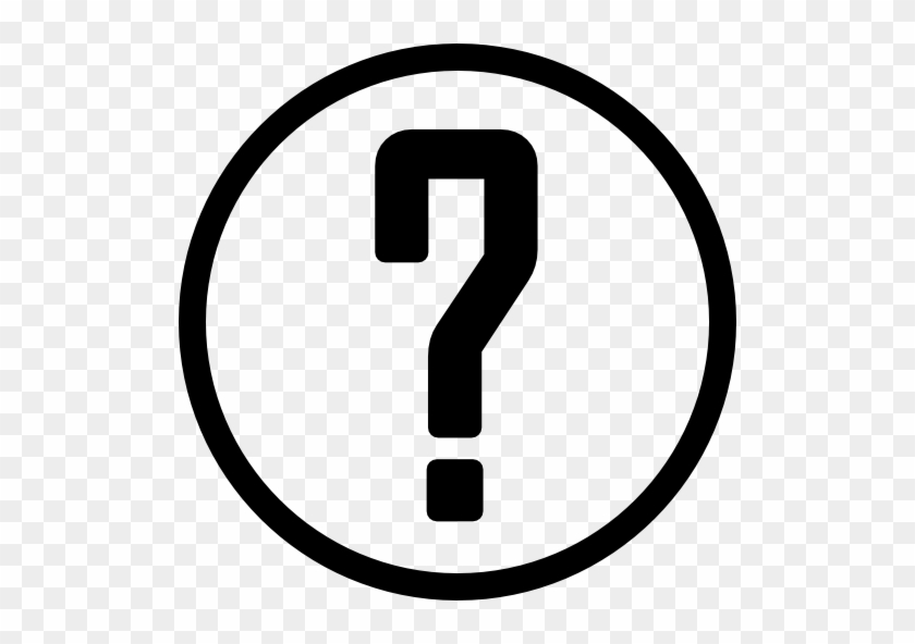 Question Mark In A Circle Free Icon - Question Mark #1170779