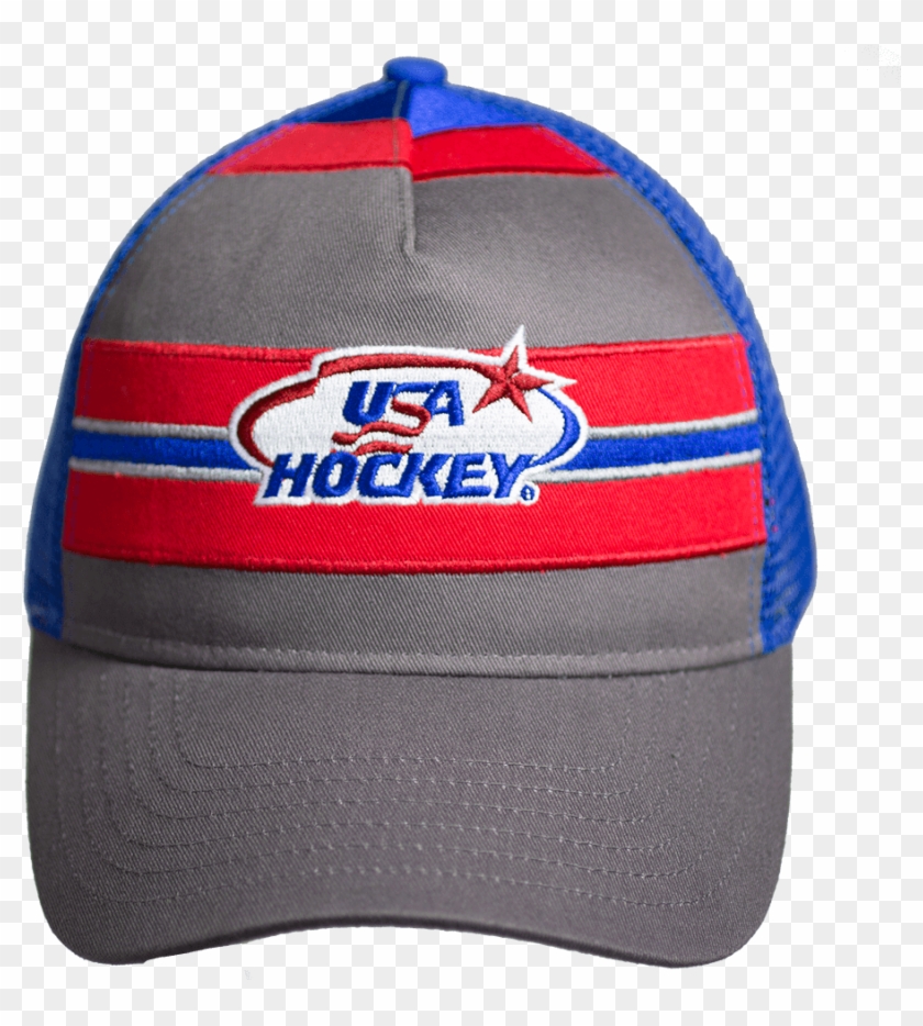 Usa Hockey Trucker Mesh Cap - Team Usa Logo Puck - Team Usa #1170811