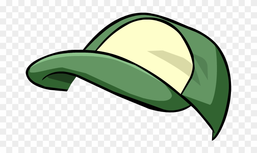 Green Baseball Cap4 - Green Hat Club Penguin #1170822
