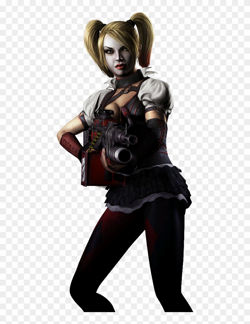 Wonder Woman Injustice Render - Arkham Knight Harley Quinn Injustice #1170864