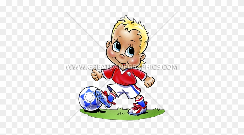 Little Soccer Boy - Cartoon #1170891