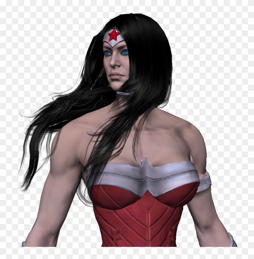 Injustice Gods Among Wonder Woman Different Hair By - Halloween Costume #1170901