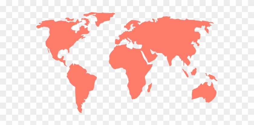 This Free Clip Arts Design Of Coral World Map - 2014 Fifa World Cup #1170965