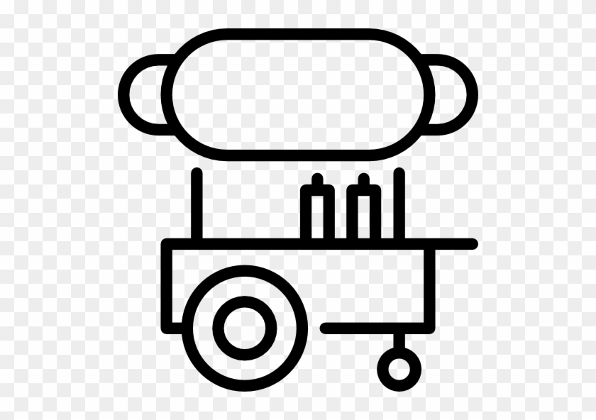 Hot Dog Cart Free Icon - Food #1170975