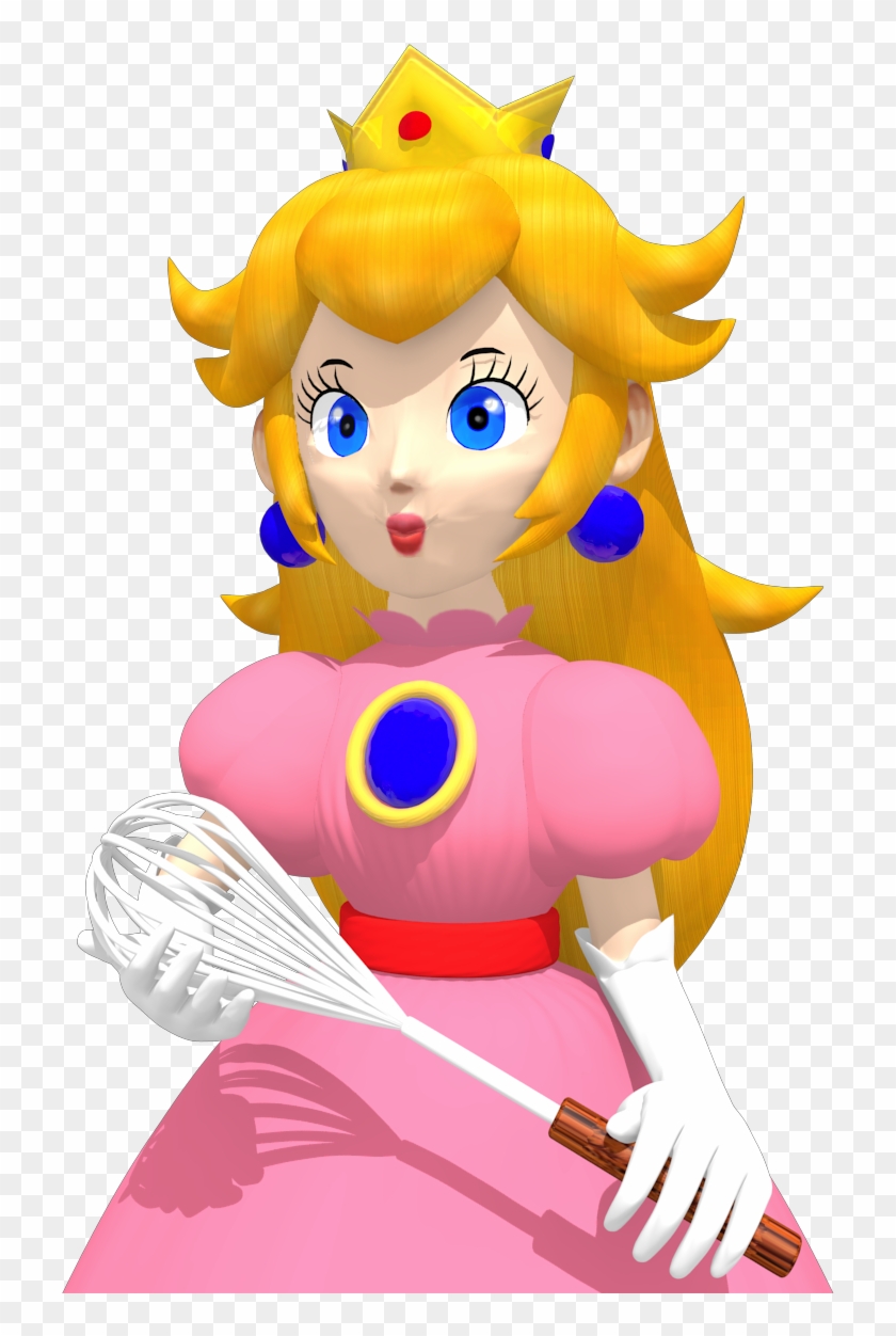 Princess Peach Starts The 1st Royal Cake Bake By Vinfreild - Princess Peach Baking Cake #1171009