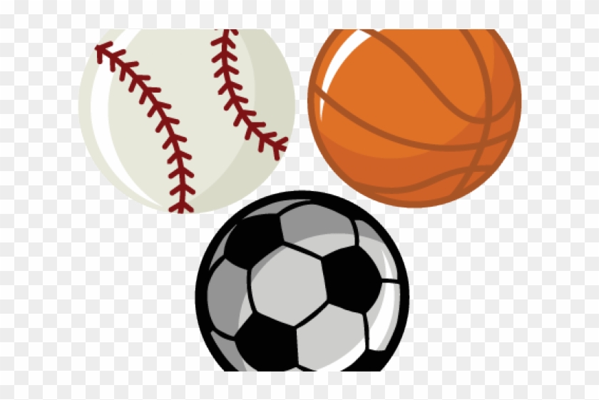 Soccer Clipart Softball - Basketball Soccer Ball And Baseball #1171112