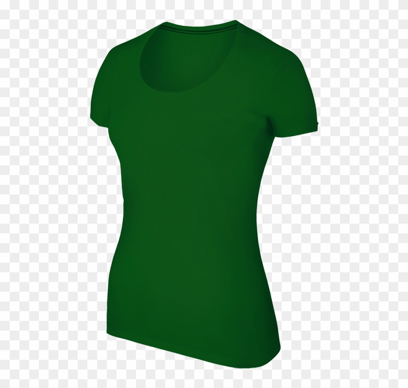 Moss Green Drifit For Female - Active Shirt #1171126