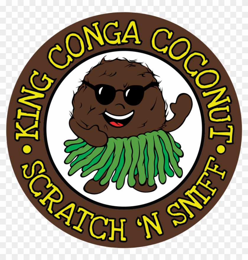 Pina Colada Whiffer Stickers Scratch & Sniff Stickers - Backpack Clip (king Conga Coconut) #1171177
