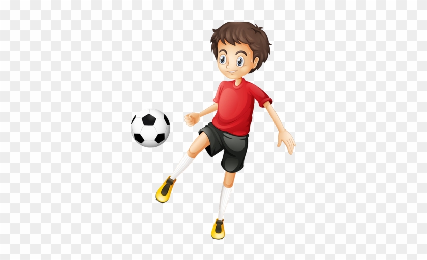 We Have Set Up An Online Store Where You Can Buy The - Boy Playing Football Cartoon #1171227